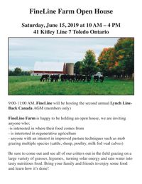 Fineline Farm Open House and the Lychline Back AGM