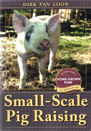 “Small Scale Pig Raising” rises again, newly published by Echo Point Books in Brattleboro, Vermont. First published in 1978 by Garden Way Publishing. More than 100,000 copies sold. Echo Point and the author are in the process of updating the text. In the meantime the original book is once again on offer. $18